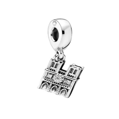 2025 Hot Selling Firefly Cross Tower DIY Charm 925 Sterling Silver Bead Jewelry for Women
