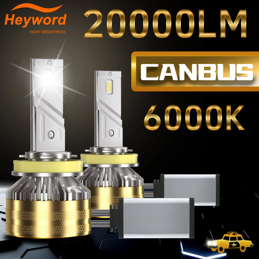 Heyword Truck LED Headlights 12V 24V H7 H4 H11 6000K