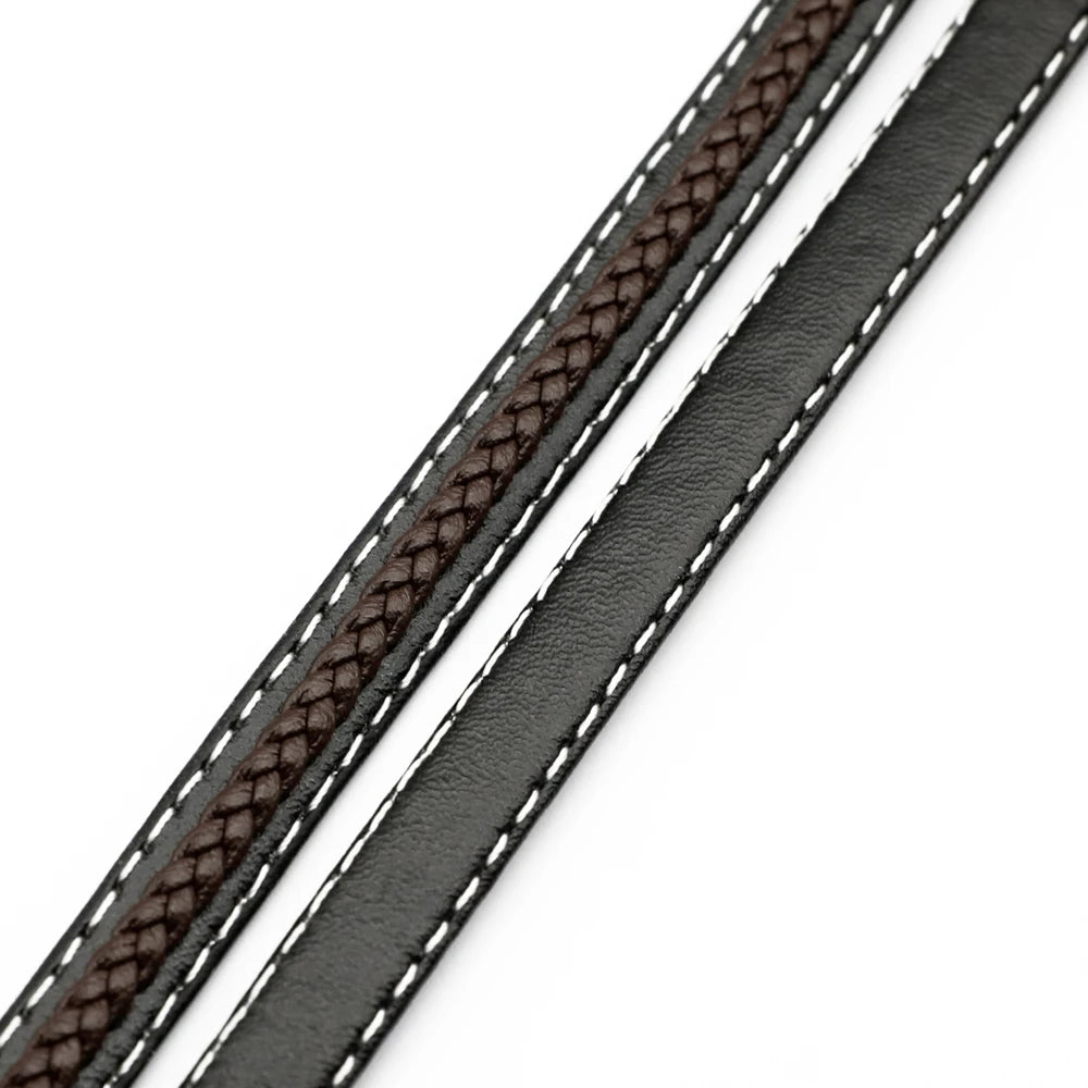 Vibrant Faux Leather Braided Cord for DIY Bracelets and Jewelry Making