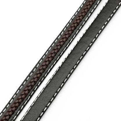 Vibrant Faux Leather Braided Cord for DIY Bracelets and Jewelry Making