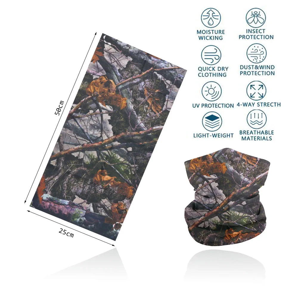 Camo Hunting Tactical Magic Bandana Camouflage Neck Gaiter CM164 25X50cm CHINA