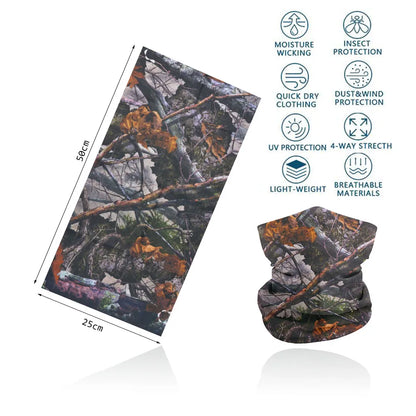 Camo Hunting Tactical Magic Bandana Camouflage Neck Gaiter CM164 25X50cm CHINA