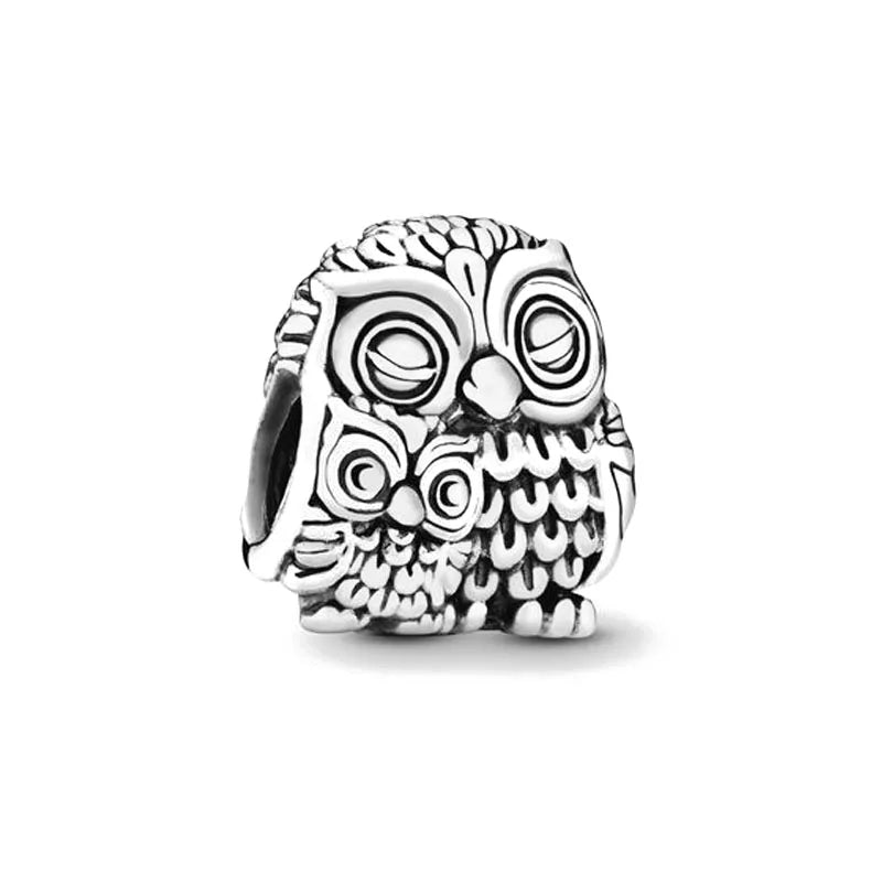 New European Pink Heart Family Tree Bead Charm for 925 Sterling Silver Bracelet Necklace Jewelry Accessories for Women
