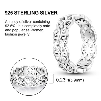 Elegant 925 Sterling Silver Heart Zircon Ring for Women Starmoon Design Engagement or Wedding Gift SER205