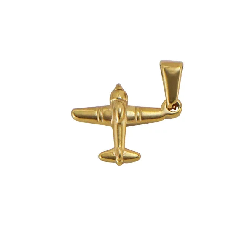 RHYSONG Tarnish Free Gold Plated Angel Cross Heart Pendant for Women Jewelry Making