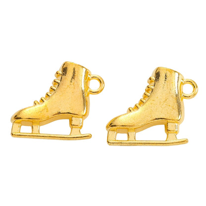 Vintage Zinc Alloy Shoe Charms Set for DIY Jewelry Making - 8 Pieces