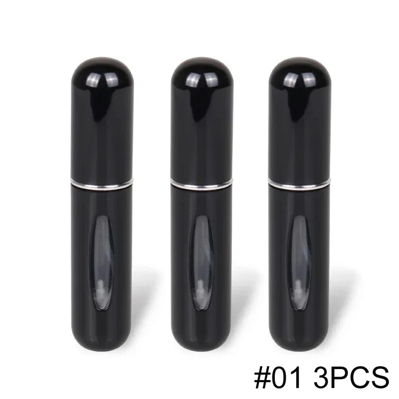 Mini Perfume Atomizer 5ml Refillable Travel Spray Bottle Portable Cosmetic Dispenser