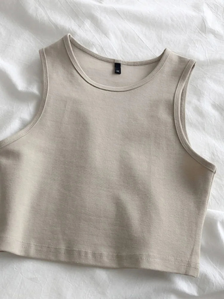 Dozw Ladies Retro Crop Top High Waist Slimming Stretch