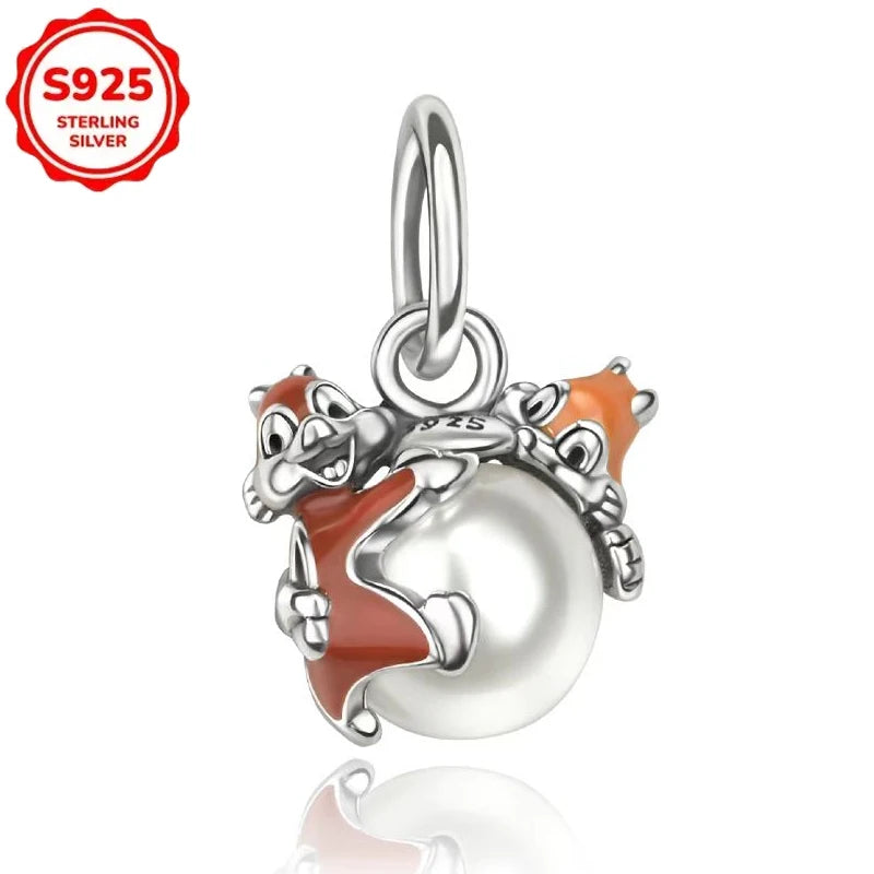 Disney 925 Sterling Silver Pixar Character Bead Charm