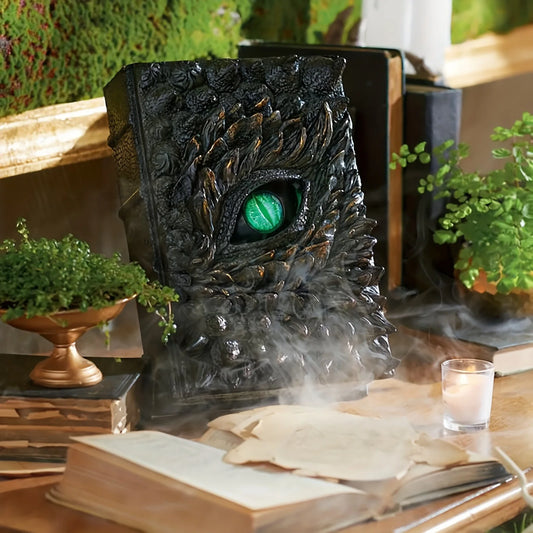 3D Halloween Dragon Eye Resin Book Decoration Ornament