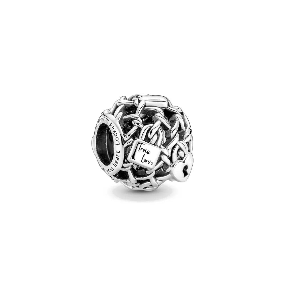 European Spring Light Bulb Charm Bead for 925 Sterling Silver Bracelet and Necklace Jewelry for Women
