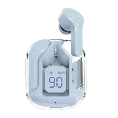 T2 Wireless Mini Earbuds LED Power Digital Display TWS Headset blue