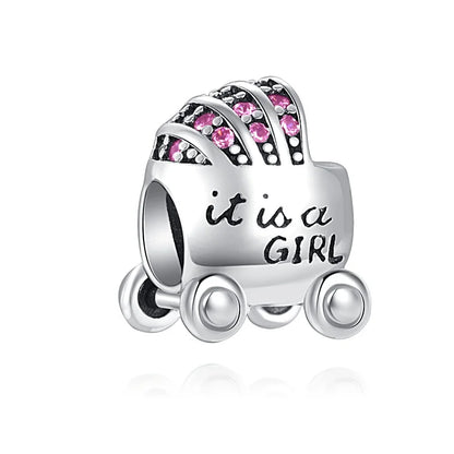 Spring Butterfly Heart Enamel Flower Charm Bead for Bracelets and Necklaces