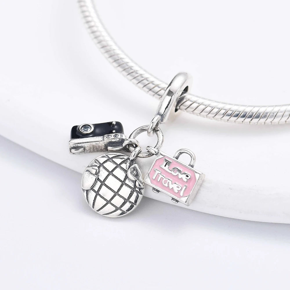 925 Sterling Silver Charm Bracelet Elegant Women's Jewelry Accessory for Every Occasion