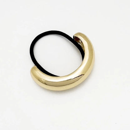 Trendy Geometric Double-Layer Metal Hair Bands for Women