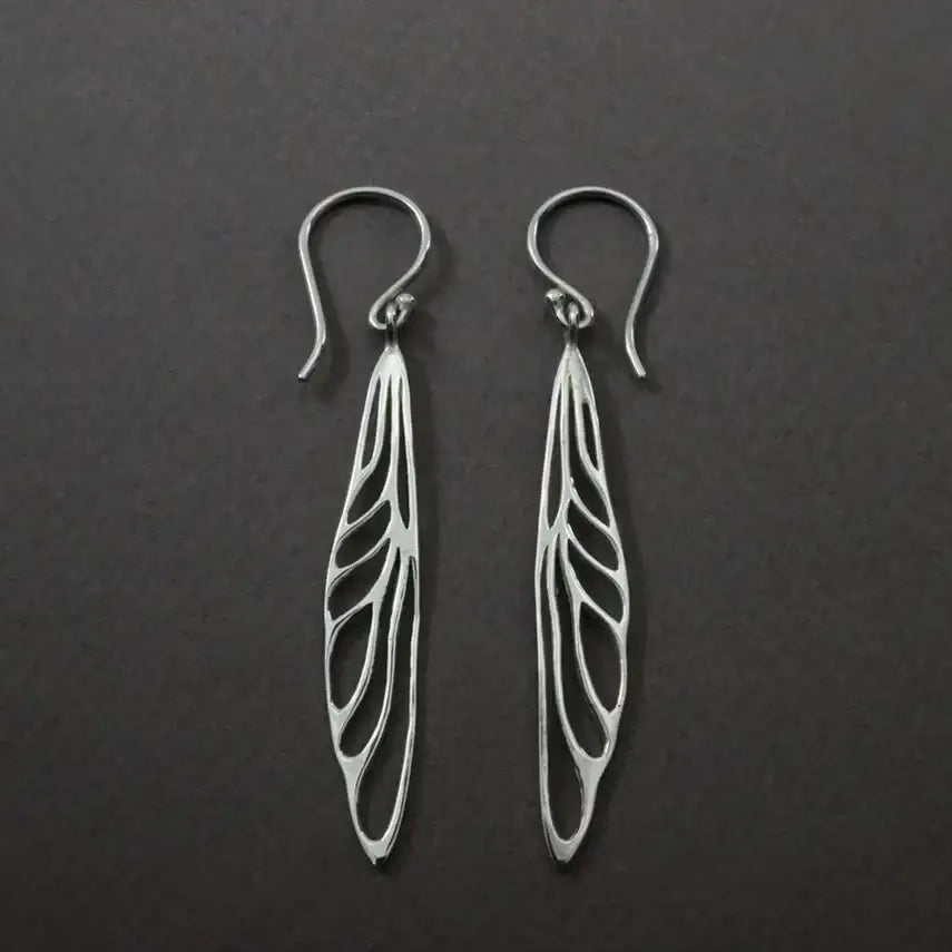 Gothic Black Wings Charm Earrings for Women and Girls Trendy Style1 CHINA