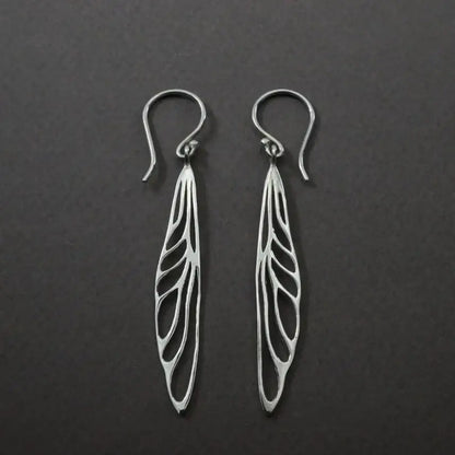 Gothic Black Wings Charm Earrings for Women and Girls Trendy Style1 CHINA