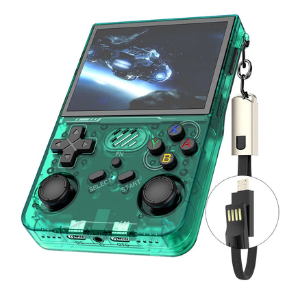 BOYHOM R36XX Retro Handheld Game Console Over 15,000 Built In Games 3.5 Inch Screen WiFi Open Source 64GB Storage Expandable to 256GB 2025 New Version