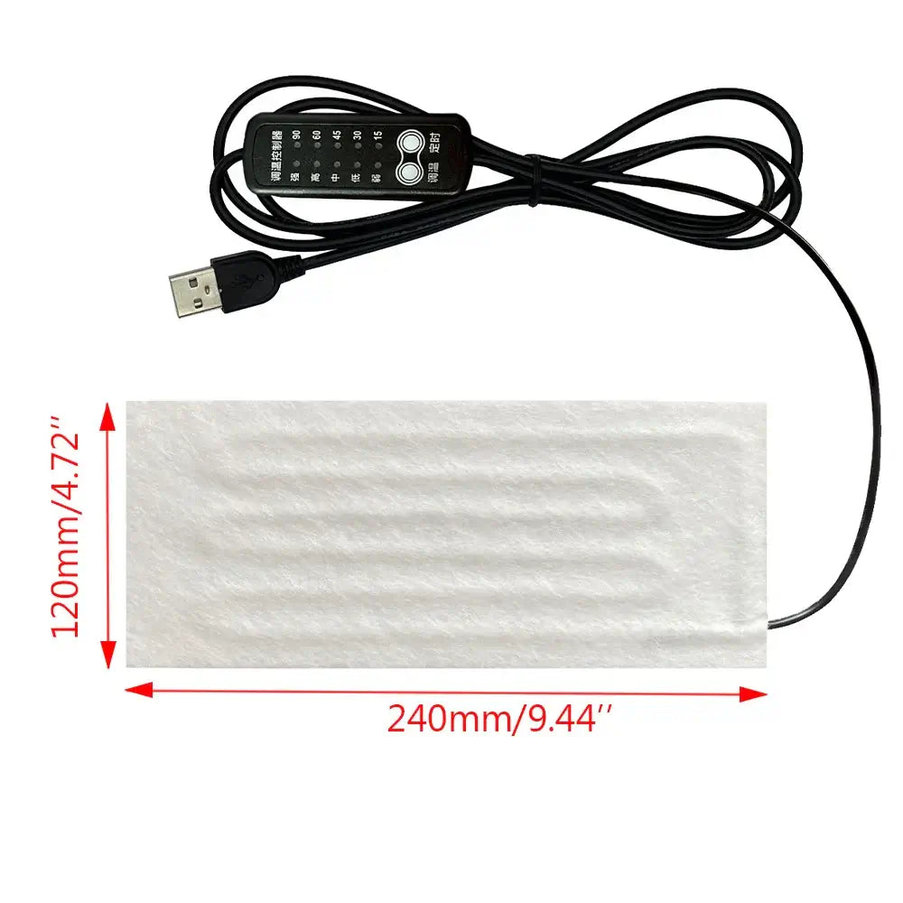 5V USB Heating Pad Heating Mat For Neck Lumbar Abdomen Default Title