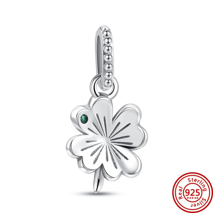 925 Silver Lucky Crown Butterfly Heart Family Tree Beads