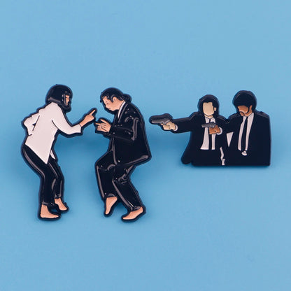 Trendy Movie Character Enamel Pins for Women Backpack and Costume Accessories