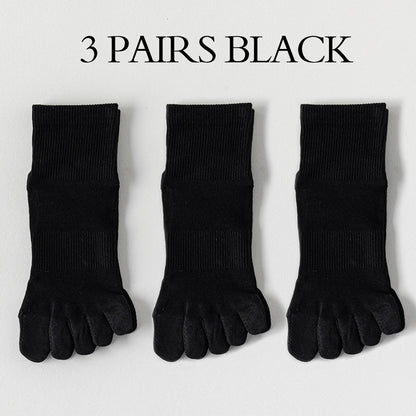 3 Pairs Womens Toe Separator Socks Cotton Antibacterial