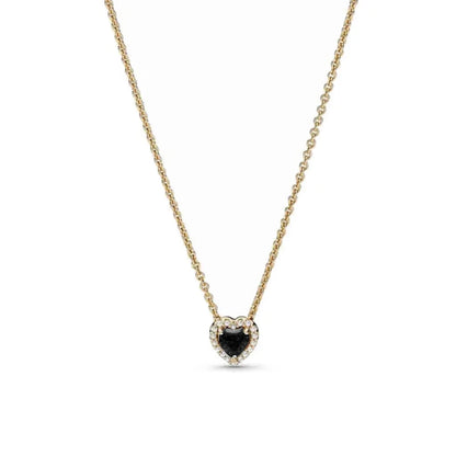 Zircon Love Heart Pendant Necklace Top Rated DIY Jewelry Charm for Women B5773