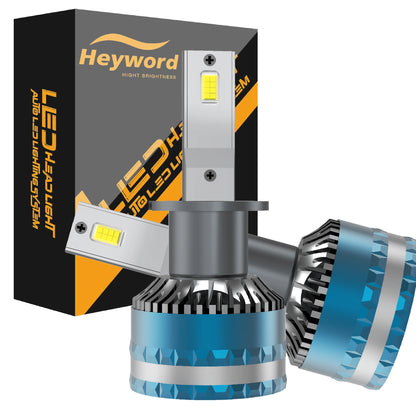 Universal LED Headlight Bulbs H4 H7 H11 6000K 30000LM 12V