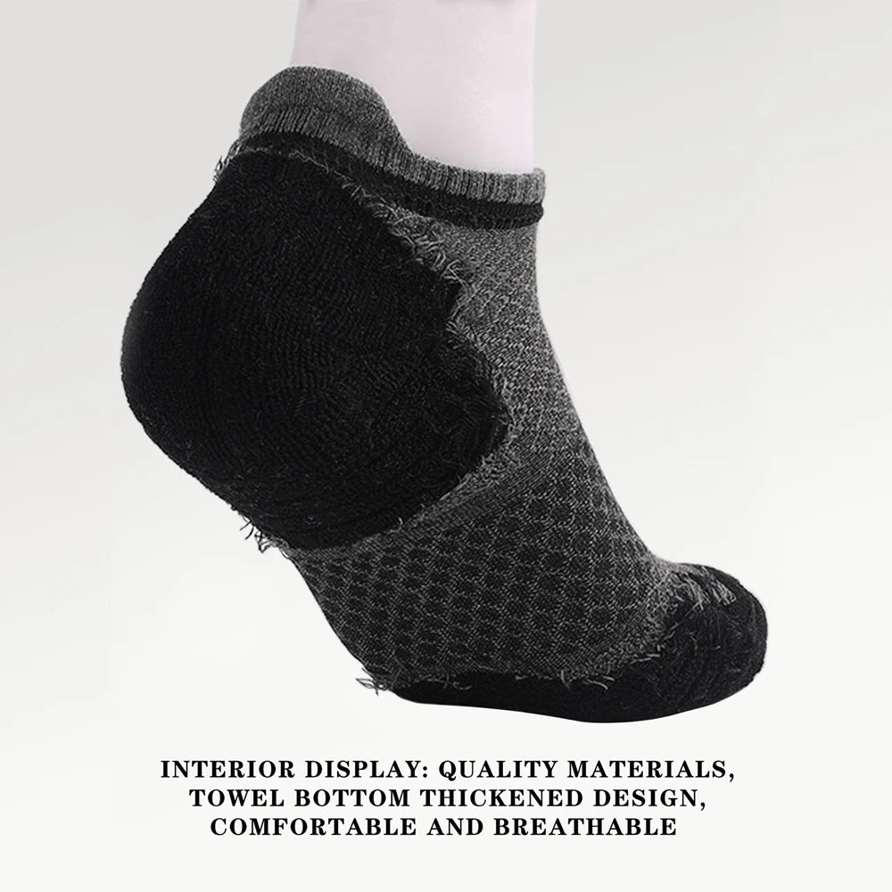 3 Pairs Cotton Thickened Sports Socks Breathable 35 To 50