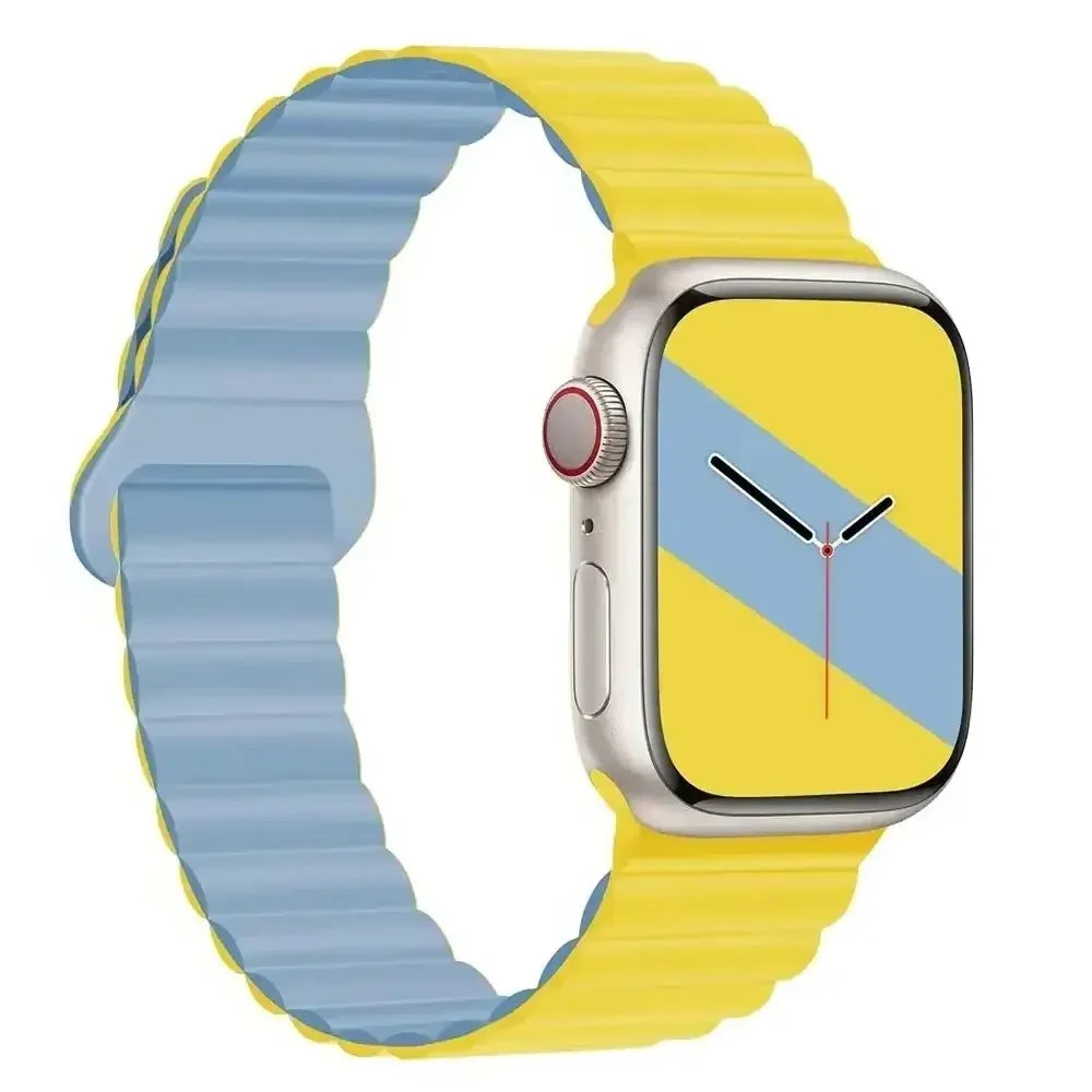 New 2025 Liquid Silicone Magnetic Band For Apple Watch