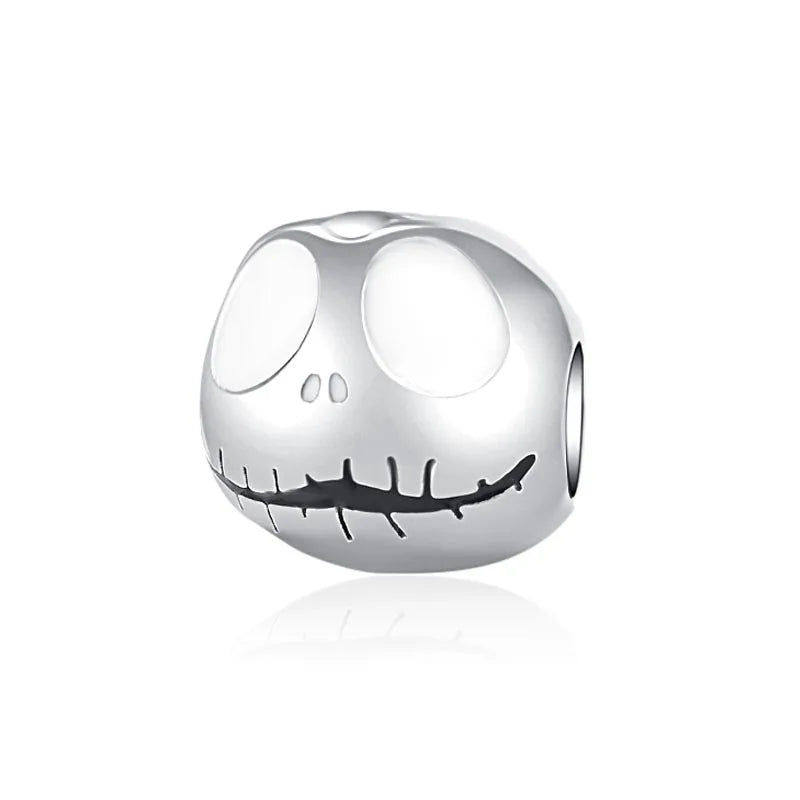 SilverSparkle Animal Skull Pendant for DIY Jewelry Bracelets B3459