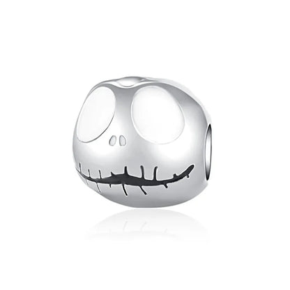 SilverSparkle Animal Skull Pendant for DIY Jewelry Bracelets B3459