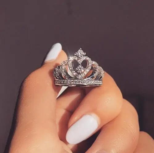 Fashion 925 Sterling Silver Moissanite Engagement Wedding Ring for Women and Men