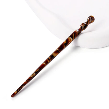 Vintage Chinese Style Acetate Resin Hair Sticks for Women Weddings