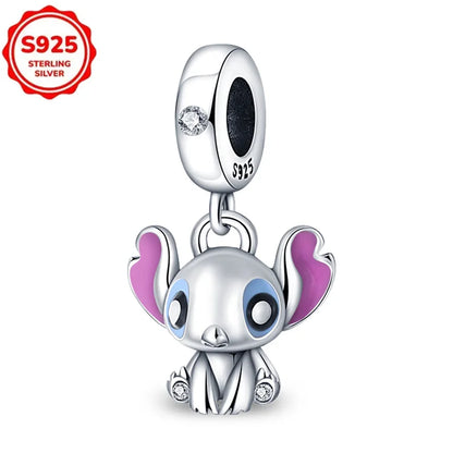 Disney 925 Sterling Silver Pixar Character Bead Charm