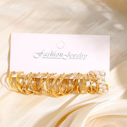 Heart Pearl Butterfly Dangle Earrings - Elegant Gold Hoop Jewelry for Women