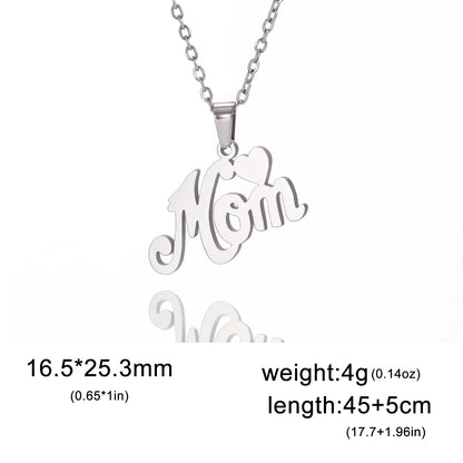 Cazador Sweet Love Heart Pendant Necklace for Women Stainless Steel Jewelry Mother's Day Gift 2025