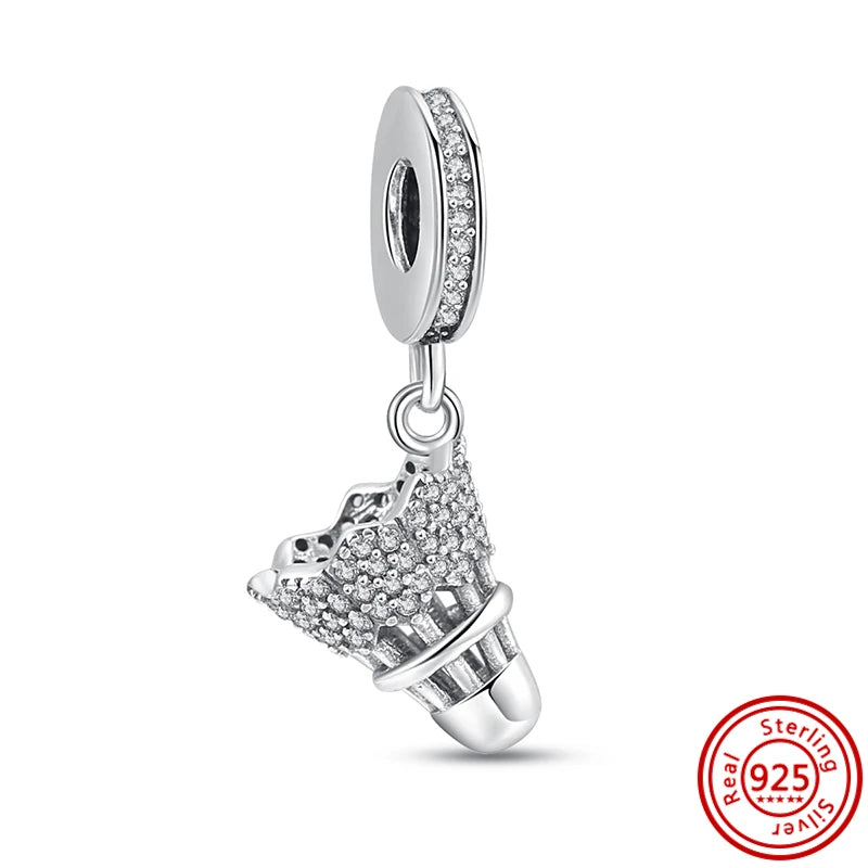 925 Silver Lucky Crown Butterfly Heart Family Tree Beads