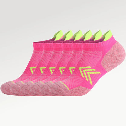 6 Pairs Womens Terry Sole Sports Socks Thick Cushion