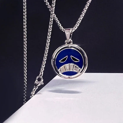 Unisex Trendy Anime Rotating Arrow Pendant Necklace Zinc Alloy Choker Charm Gift