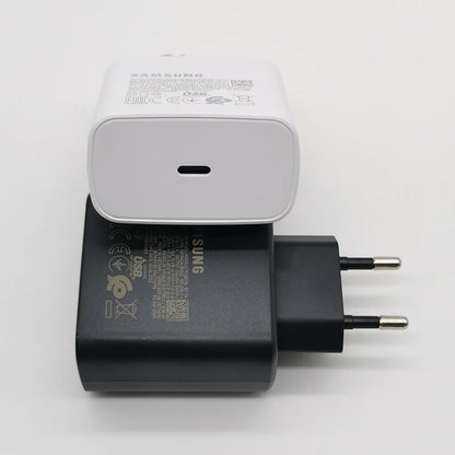 Samsung 45W Super Fast USB C Charger With 1.8M Type C Cable For Galaxy S24 S23 S22 S21 S20 Note 20 Ultra Z Flip And Fold Series