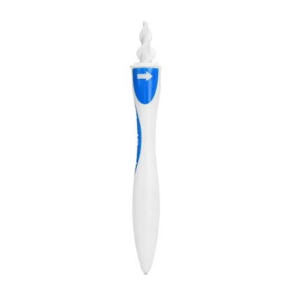 Portable Ear Wash Wax Silicone Soft Spiral Beauty Tool White