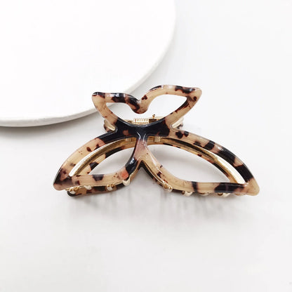 Vintage Green Butterfly Hair Clips Women Retro Metal Hairpin Claw Fashion Hairgrips