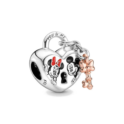 Exquisite 925 Silver Elephant and Dog Bead Mouse Pendant for European Original Bracelet DIY Jewelry