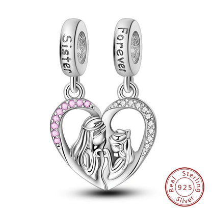 Sterling Silver Camera Coffee Cup Charm Beads for Qikaola Bracelet Jewelry DIY