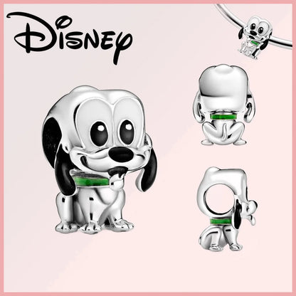 Disney 925 Sterling Silver Stitch Minnie Winnie Dangle