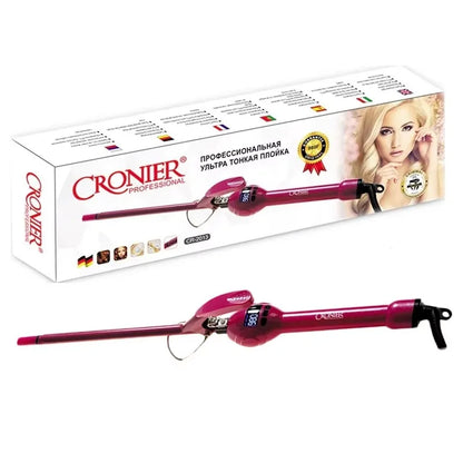 Max 980 Degrees Fahrenheit Professional Hair Curler Tongs with LCD Digital Display and Safety Features for Gorgeous Waves
