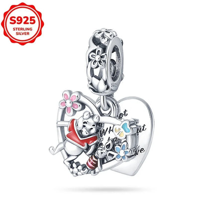 Disney 925 Sterling Silver Pixar Character Bead Charm