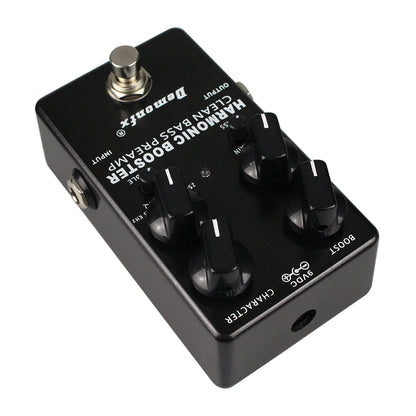 Bass Booster Clean Boost Preamp Bass Effect Pedal High Quality Demonfx Harmonic Booster