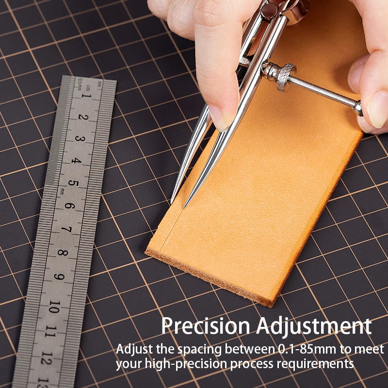 WUTA 304 Stainless Steel Wing Divider Precision Compass Tool Default Title